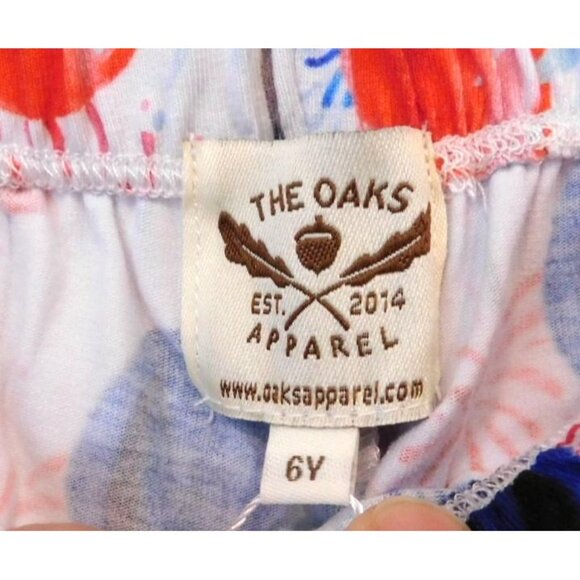 NWT The Oaks Apparel 6 6Y 4th of July Red White Blue Balloon Shorts Patriotic - Picture 4 of 5